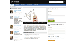 Desktop Screenshot of genebase.com