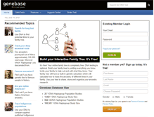 Tablet Screenshot of genebase.com